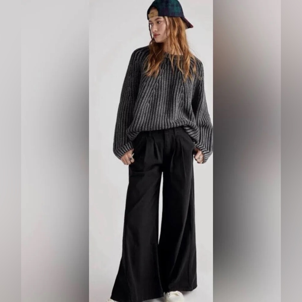 NWOT Free People Equinox Denim trousers